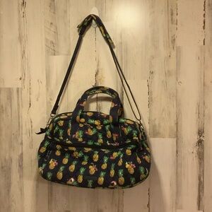 Vera Bradley Navy Pineapple Print Crossbody & Tote Bag